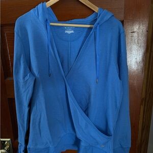 Tek Gear Women's Blue Wrap Hoodie